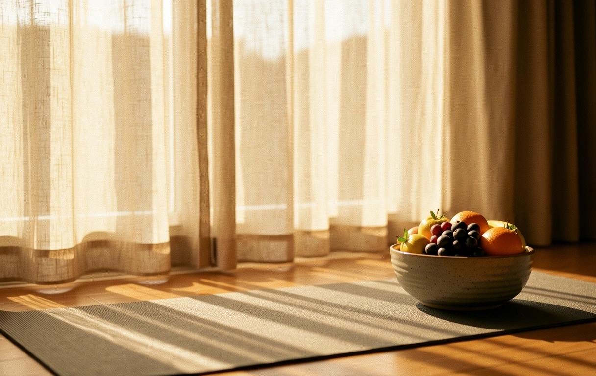 Lumina dimineții reflectată în interior